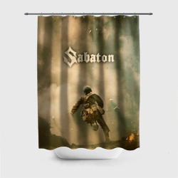 Штора 3D для ванной Sabaton