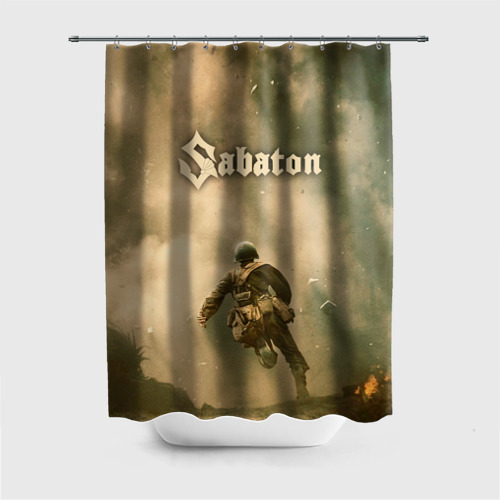 Штора 3D для ванной Sabaton