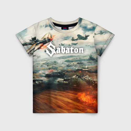 Детская футболка 3D Sabaton, цвет 3D печать