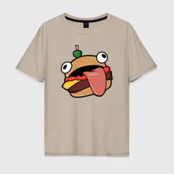 Мужская футболка хлопок Oversize Fortnite Burger