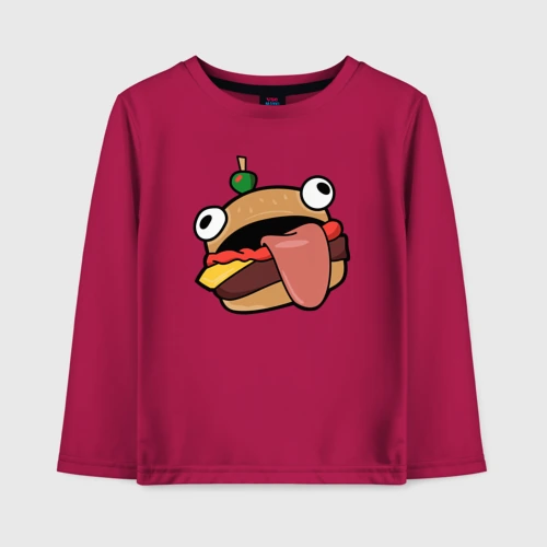 Детский лонгслив хлопок Fortnite Burger