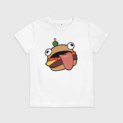 Детская футболка хлопок Fortnite Burger
