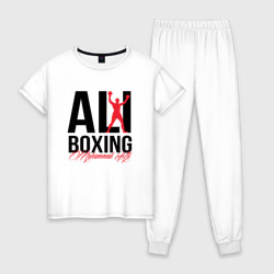 Женская пижама хлопок Muhammad Ali boxing 