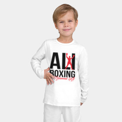 Детская пижама с лонгсливом хлопок Muhammad Ali boxing  - фото 2