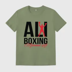 Мужская футболка хлопок Muhammad Ali boxing 