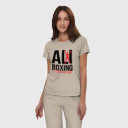 Женская пижама хлопок Muhammad Ali boxing  - фото 2