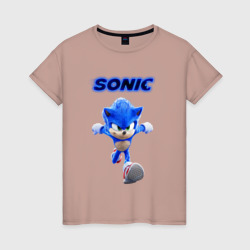 Женская футболка хлопок Sonic