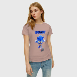 Женская футболка хлопок Sonic - фото 2