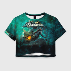 Женская футболка Crop-top 3D Sabaton