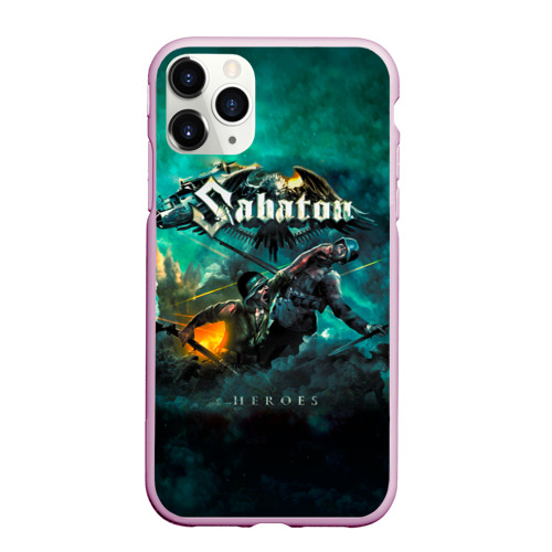 Чехол для iPhone 11 Pro Max матовый Sabaton, цвет розовый