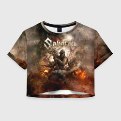 Женская футболка Crop-top 3D Sabaton