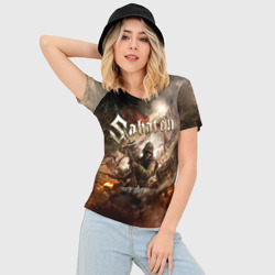 Женская футболка 3D Slim Sabaton - фото 2