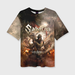 Женская футболка oversize 3D Sabaton