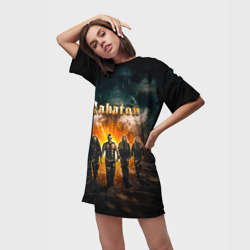 Платье-футболка 3D Sabaton - фото 2