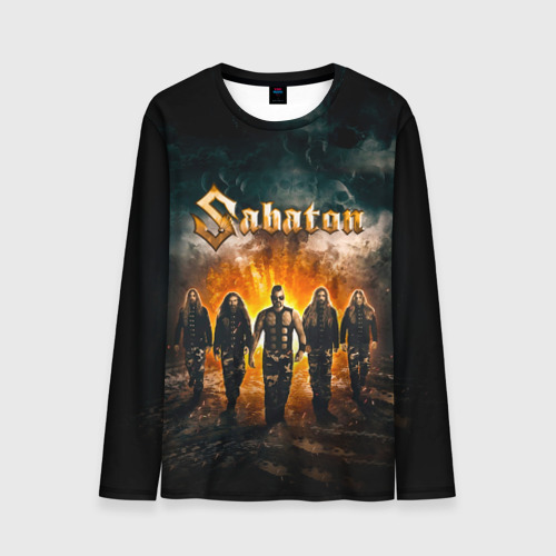 Мужской лонгслив 3D Sabaton, цвет 3D печать