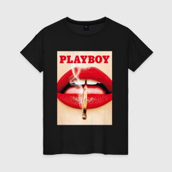 Женская футболка хлопок Playboy