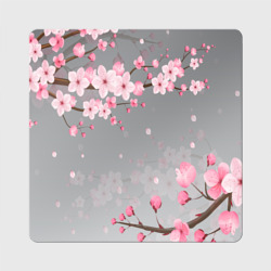 Магнит виниловый Квадрат Сакура Sakura