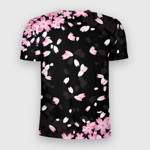 Мужская футболка 3D Slim Сакура Sakura, цвет 3D печать - фото 2