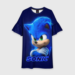 Детское платье 3D Sonic