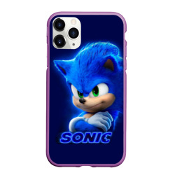 Чехол для iPhone 11 Pro Max матовый Sonic