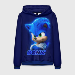 Мужская толстовка 3D Sonic