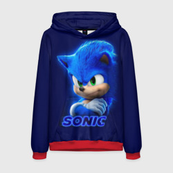 Мужская толстовка 3D Sonic