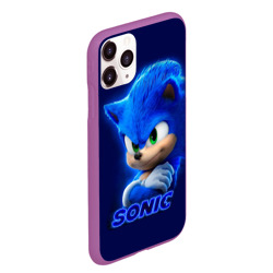 Чехол для iPhone 11 Pro Max матовый Sonic - фото 2