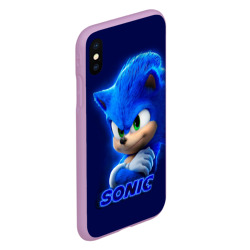 Чехол для iPhone XS Max матовый Sonic - фото 2