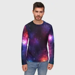 Мужской лонгслив 3D Космос space - фото 2