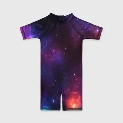 Детский купальный костюм 3D Космос space