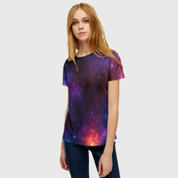 Женская футболка 3D Космос space - фото 2
