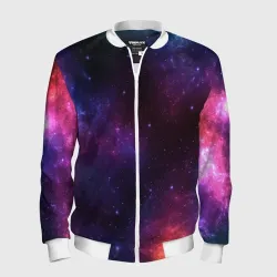 Мужской бомбер 3D Космос space