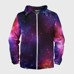 Мужская ветровка 3D Космос space