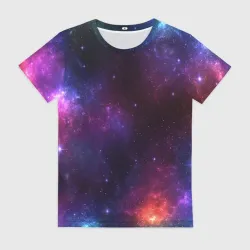 Женская футболка 3D Космос space