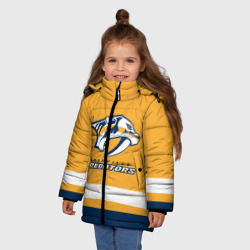 Зимняя куртка для девочек 3D Нэшвилл Предаторз - фото 2