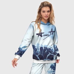 Женский костюм с толстовкой 3D Алиса - фото 2