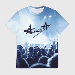 Мужская футболка 3D Алиса