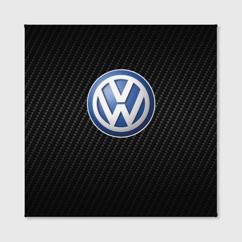 Холст квадратный Volkswagen Logo | Фольксваген Лого, цвет 3D печать - фото 2