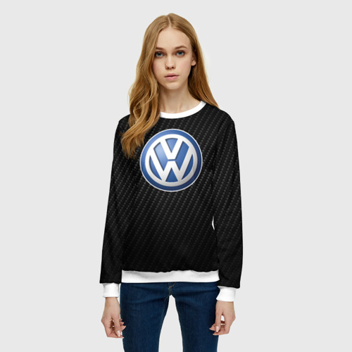 Женский свитшот 3D Volkswagen Logo | Фольксваген Лого - фото 3