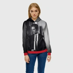 Женская толстовка 3D Роберт Паттинсон - фото 2