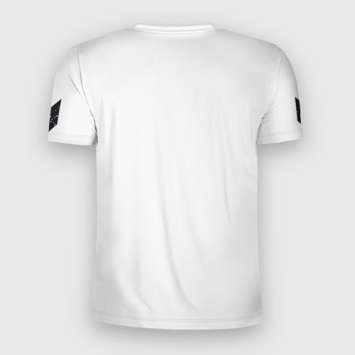Мужская футболка 3D Slim с принтом Вчера или сегодня, вид сзади #1