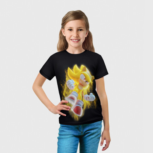 Детская футболка 3D Sonic, цвет 3D печать - фото 5