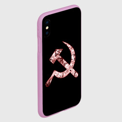 Чехол для iPhone XS Max матовый Аниме СССР - фото 2