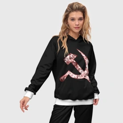 Женский костюм с толстовкой 3D Аниме СССР - фото 2