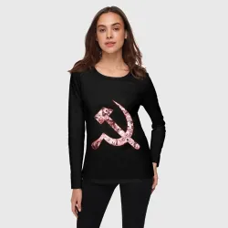 Женский лонгслив 3D Аниме СССР - фото 2