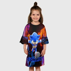 Детское платье 3D Sonic - фото 2