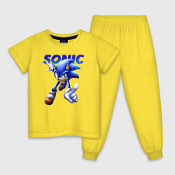 Детская пижама хлопок Sonic