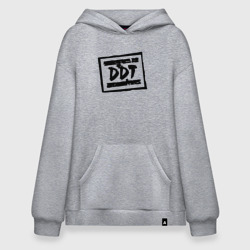 Худи SuperOversize хлопок ДДТ Лого DDT Logo