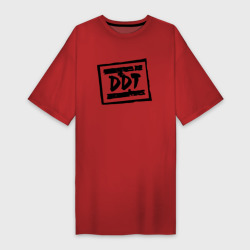 Платье-футболка хлопок ДДТ Лого DDT Logo