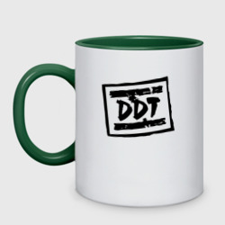 Кружка двухцветная ДДТ Лого DDT Logo